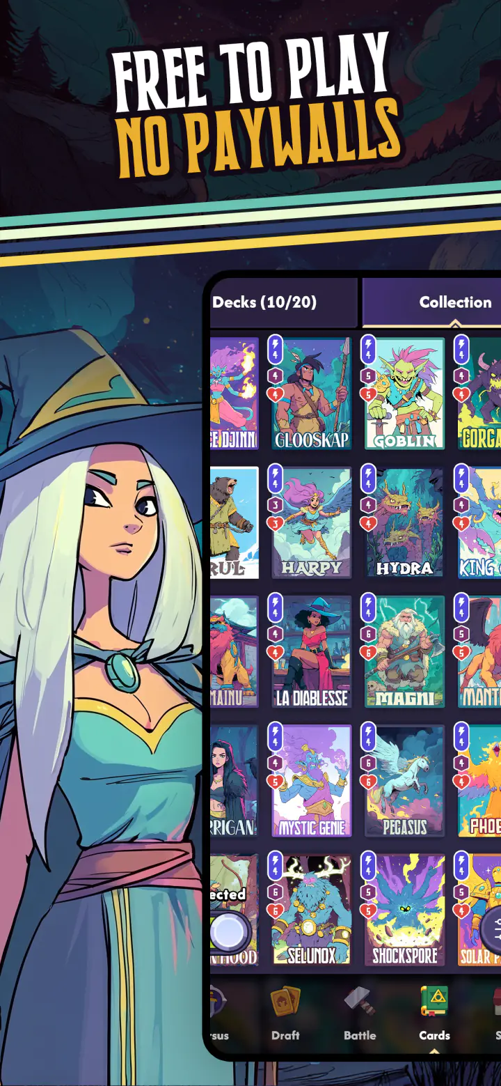 Mystic Realms card collection