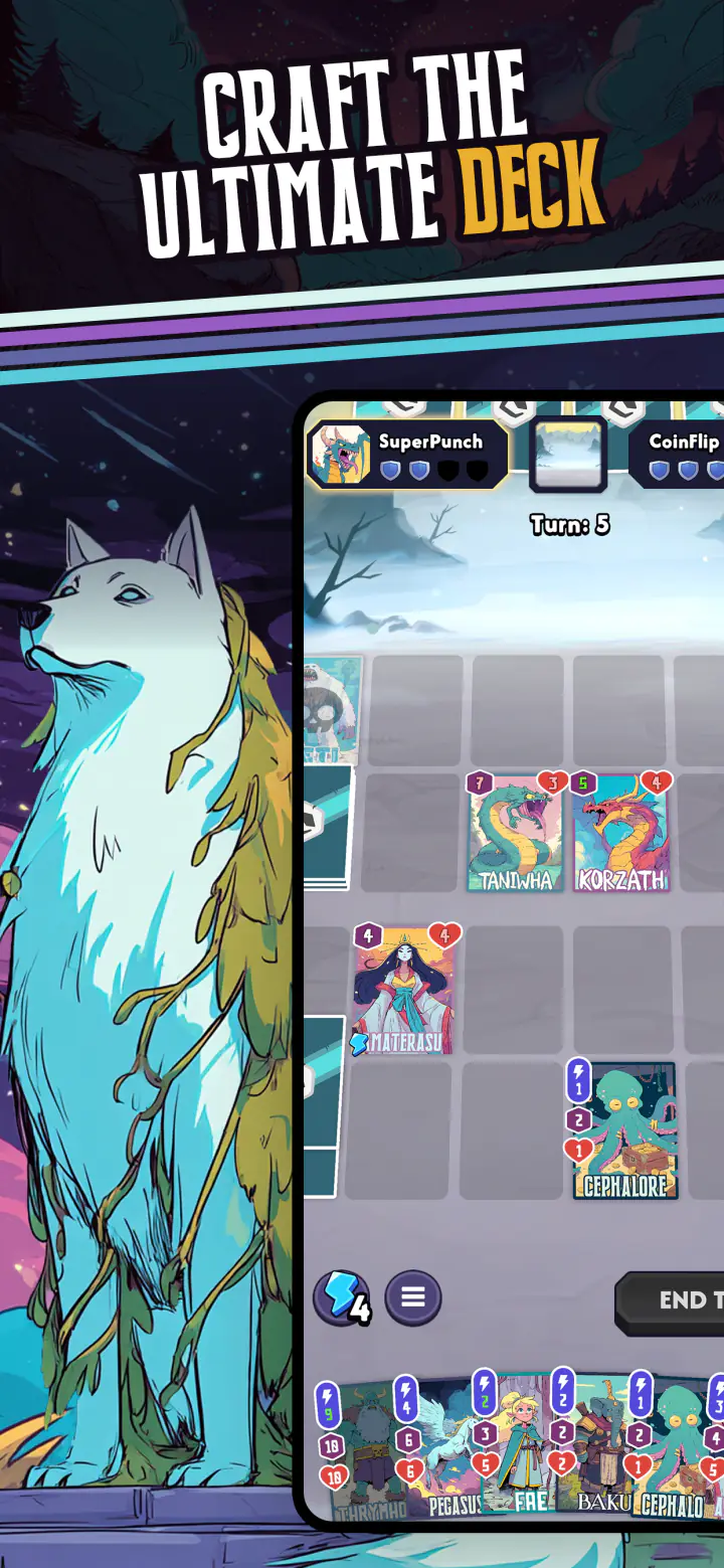Crafting a deck in Mystic Realms